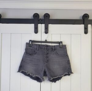 Joe's Gray Button Up Jean Shorts. Preloved!